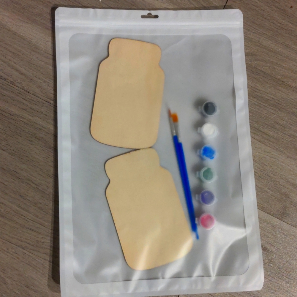 Wooden Mason Jar Craft Kit